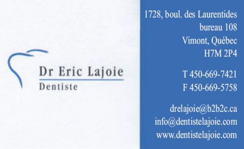 Dr. Eric Lajoie - Dentiste à Laval